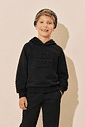 Blusão Raglan Infantil Menino Preto Divertto