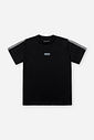 Camiseta Infantil Sportwear Minimalista em Malha Dry Sport PRETO