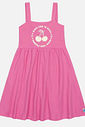Vestido Infantil Menina Tutti-Frutti Com Laço Costas Rosa Mundo Cinti