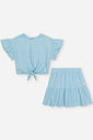 Conjunto Infantil Menina com Amarração Mundo Cinti