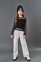 Blusa Infantil Menina Tule Preto CTV