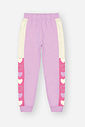 Conjunto Infantil Menina Jaqueta E Calça Jogger Lilás Mundo Cinti