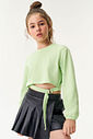 CONJ BLUSA ML E SHORTS/SAIA VD PARADISE/PRETO