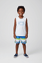 Conjunto Infantil Menino Paradise Surfing Branco Abrange