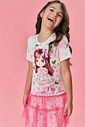 Vestido Infantil Menina Tutti-Frutti Com Bolsa Rosa Mundo Cinti