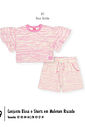 Conjunto Infantil Menina Moletom Riscado Mundo Cinti