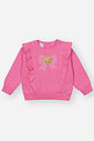 Conjunto Bebê Menina Blusão Urso Interativo E Calça Rosa Mundo Cinti