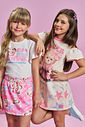 Vestido Infantil Menina em Linho com Detalhe no Ombro – Vestido Mundo Cinti