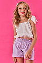 CONJ BLUSA E SHORTS NATURAL/LL BRUMA