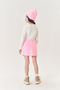 Conjunto Infantil Menina Blusa E Saia Pelo Rosa Mundo Cinti