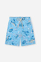 Bermuda Infantil Menino Ondas em Nylon com Elastano