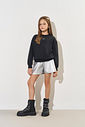 Conjunto Infantil Menina Estrela Courino Prata CTV