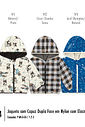 Jaqueta Dupla Face Bebê Menina Cool Print Kippos