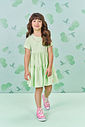 Vestido Menina com Colar de Miçangas Verde Mundo Cinti