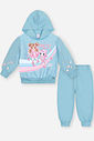 Conjunto Felpado Bebê Menina com Pompons Pretty Mundo Cinti