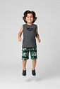 Conjunto Infantil Menino Jurassic Streets Chumbo Abrange