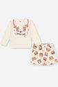 Conjunto Bebê Menina Ursa Funny Days Beli.me