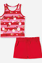 Conjunto Infantil Menina Regata de Morangos e Short Clochard