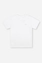 Camiseta Infantil Branca em Meia Malha com Bordado
