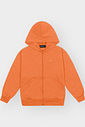 Jaqueta Felpada com Capuz Infantil Menino Kippos LARANJA WINTER SUN