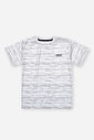 Conjunto Infantil Sportwear Refletivo com Camiseta Dry Sport e Bermuda em Nylon Techno Touch BRANCO/PRETO