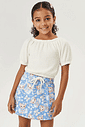 CONJ BLUSA E SHORTS/SAIA NATURAL/AZ PROVENCE