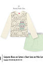 Conjunto Infantil Menina Monstrinhos Mundo Cinti