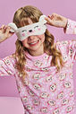 Pijama Infantil Menina com Máscara Ursinha Mundo Cinti