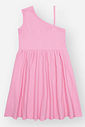 Vestido Infantil Menina Ombro Só Rosa Mundo Cinti