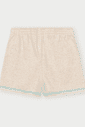 CONJ BLUSA E SHORTS VD ATOL/OFF WHITE