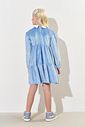 Vestido Infantil Menina Veludo Brilho Azul CTV