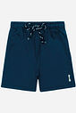 Bermuda Infantil Casual em Moletom Leve com Cadarço Funcional AZUL MARINHO
