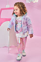Conjunto Bebê Menina Holográfico Snow Cute Mundo Cinti