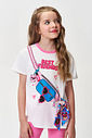 Conjunto Infantil Menina Blusa Alongada Best Friends e Legging com Strass