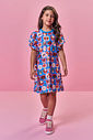 Vestido Infantil Menina Estampado de Cachorrinhos