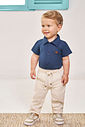 Calça Infantil Divertto Esporte Fino em Linho Sarjado com Elastano OFF WHITE