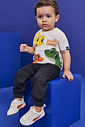 Camiseta Bebê Menino Lagartos Sunny Days Natural