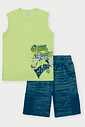 CONJ REGATA E BERMUDA VD FLUOR GRE/AZ MARI