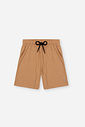 Conjunto Infantil Sportwear Refletivo com Camiseta Dry Sport e Bermuda em Nylon Techno Touch BRANCO/MR BELGA