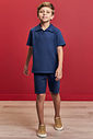 Conjunto Menino Camisa e Bermuda Clássico Marinho