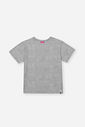 Blusa Infantil Básica Canelada – Camiseta Menina Manga Curta Verão MESCLA MEDIO