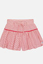 Conjunto Infantil Menina Tutti-Frutti Blusa E Short Listras Vermelho Mundo Cinti