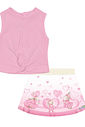 CONJ BLUSA E SAIA/SHORTS RS IOGURTE/RS BARBIE