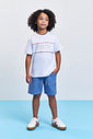 Camiseta Infantil Menino Divertto em Meia Malha Branca