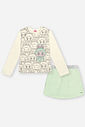 Conjunto Infantil Menina Monstrinhos Mundo Cinti