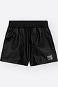 Shorts Infantil Menina em P.U Preto Mundo Cinti PRETO