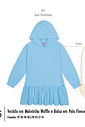 Vestido Infantil Menina Azul com Bolsa Coração em Pelo – Vestido Mundo Cinti