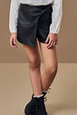 Short-Saia em P.U Infantil Menina Pop Star Beli.me