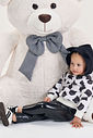 Conjunto em Glitter Felpado Bebê Menina Black Cat Beli.me