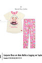 Conjunto Infantil Menina Ursinha HUNNY BEAR Mundo Cinti